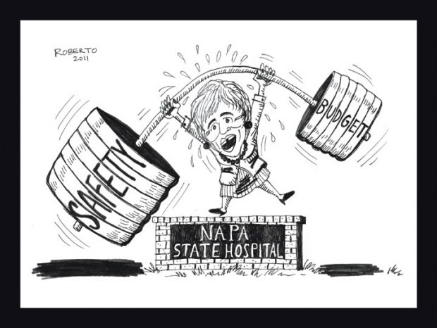 Editorial cartoon: Napa State Hospital